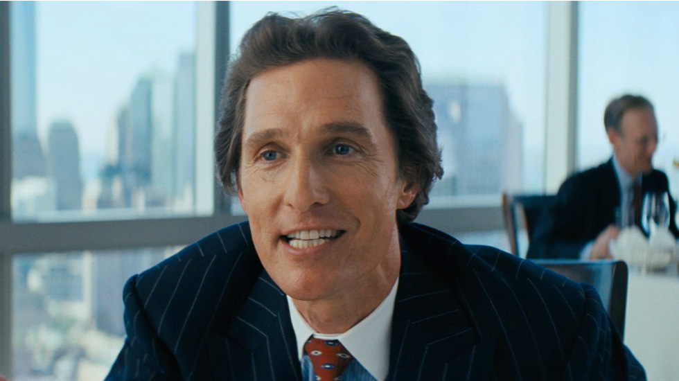 The Wolf Of Wall Street Matthew Mcconaughey